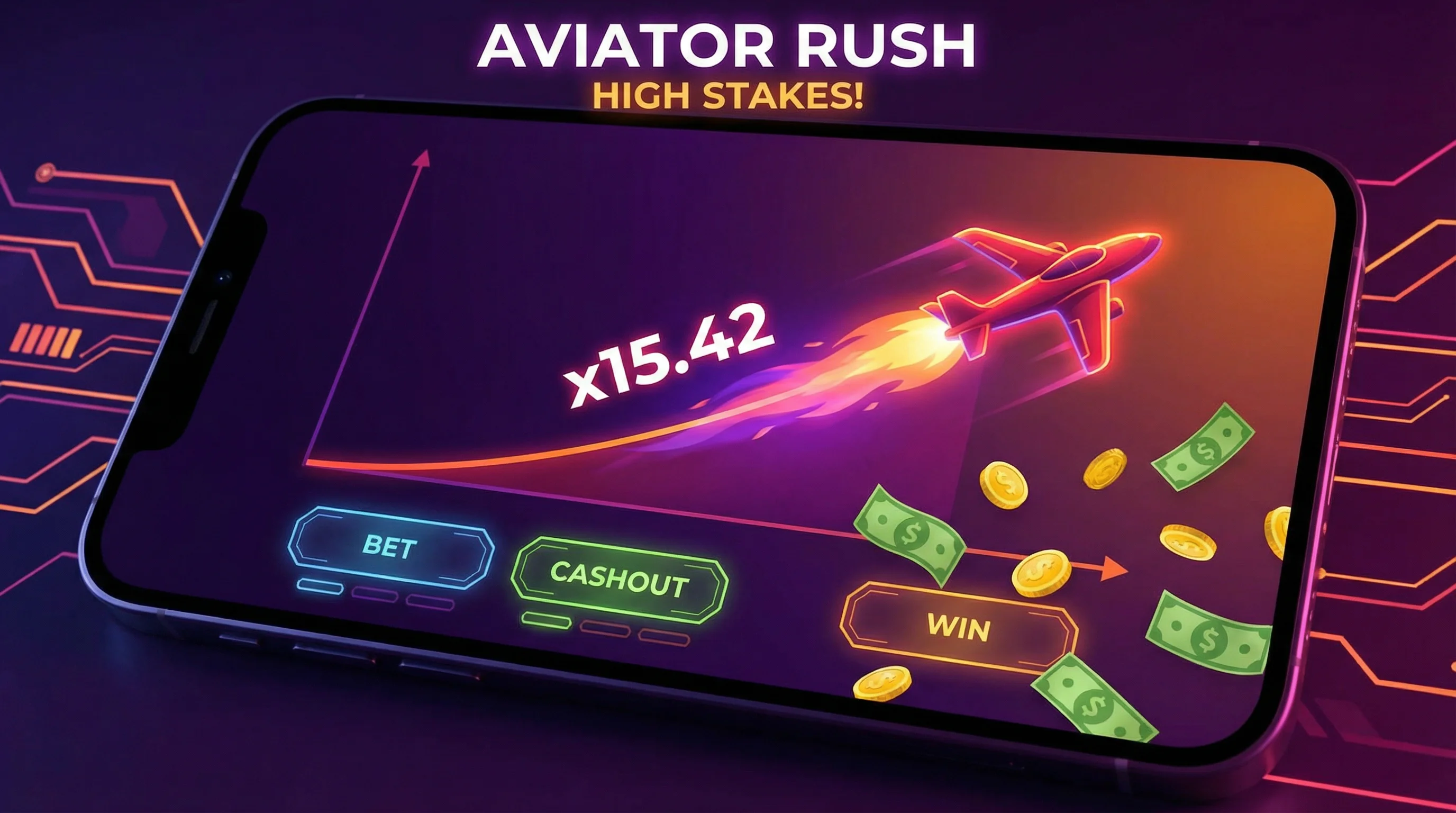 Juego Aviator con multiplicador en codere casino online