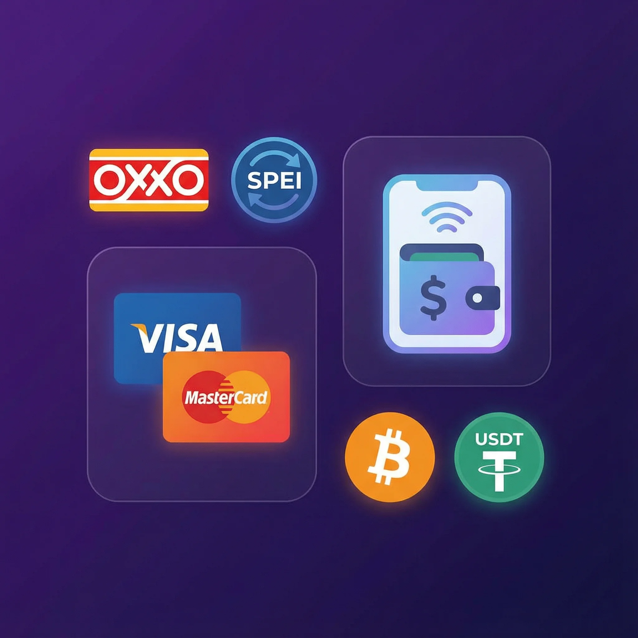 Métodos de pago disponibles en codere casino online: OXXO, SPEI, Visa, Mastercard, Bitcoin, USDT